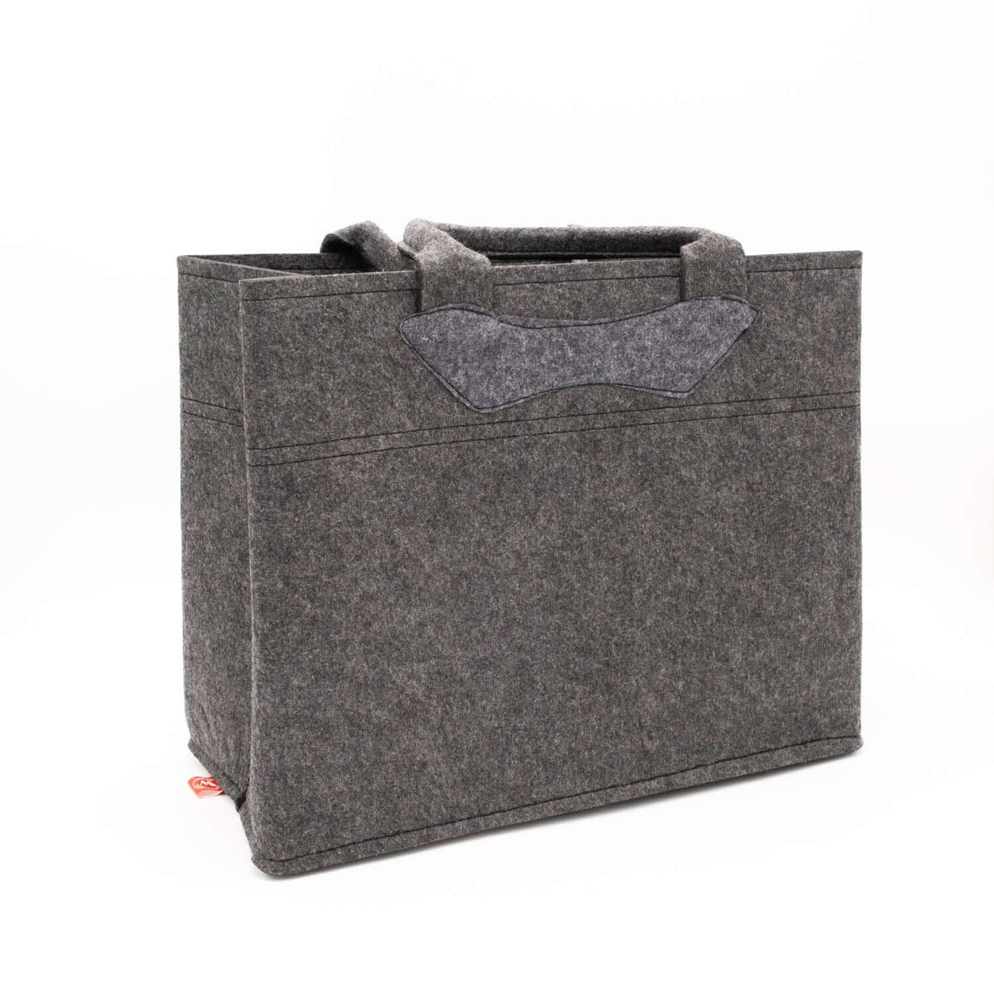 Filztasche dunkelgrau uni