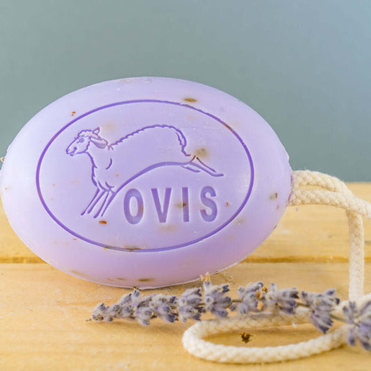 Ovis Schafmilch Duschseife Lavendel 200g / Kordelseife