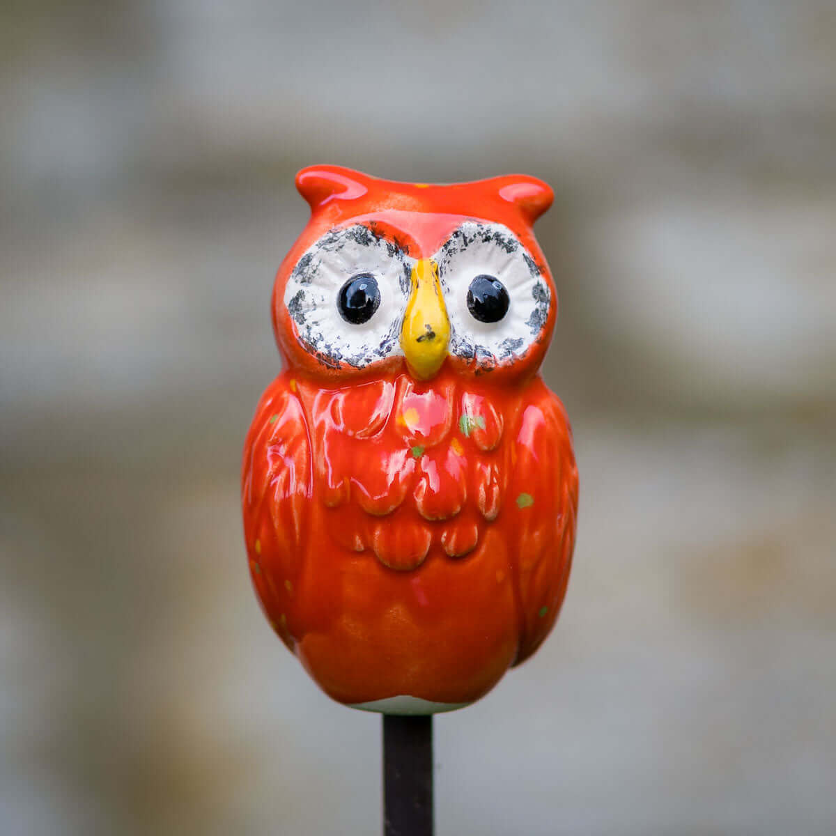 Keramik Eule Mini ca. 7,5 cm von Tangoo / Gartenstecker / Wohndeko