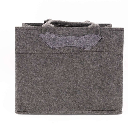 Filztasche dunkelgrau uni