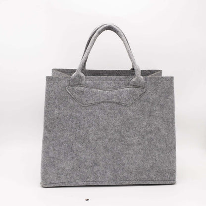 Filztasche hellgrau uni