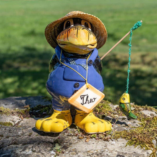 Tangoo Keramik Rabe "Theo" für den Garten / Gartendeko / Gartenfigur