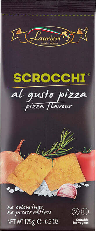 175g Scrocchi al gusto Pizza aus Italien / Kräcker mit Pizza Geschmack