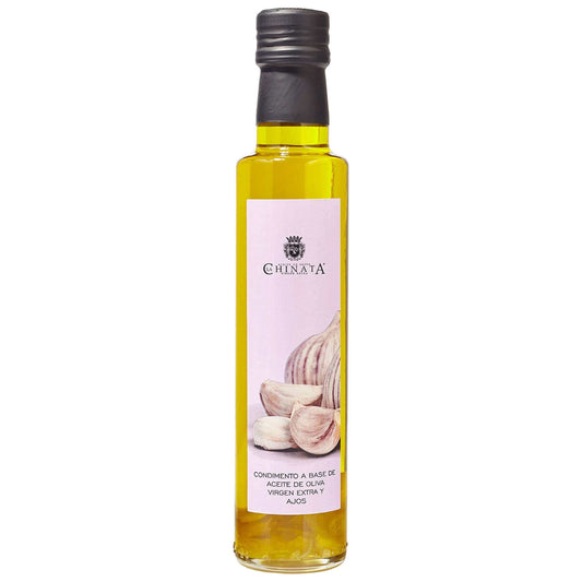 La Chinata Natives Olivenöl extra mit Knoblauch 250 ml