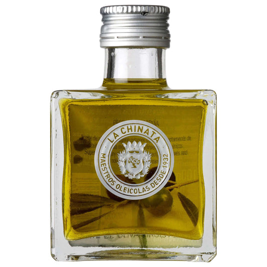 La Chinata Natives Olivenöl Extra in quadratischer Gourmet-Flasche 100 ml Spanien