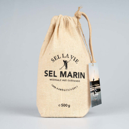 Sel Marin 500g im Jutebeutel von Sel la Vie / Salz aus Frankreich