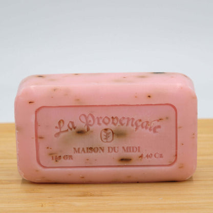 Savon de Marseille Rosenblüte 125g / Manufakturseife aus Frankreich / Provence